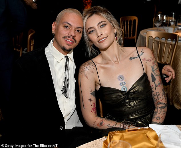 Friends: On Thursday Michael Jackson's 24-year-old daughter Paris Jackson was seen cuddling up to Diana Ross' 34-year-old son Evan Ross
